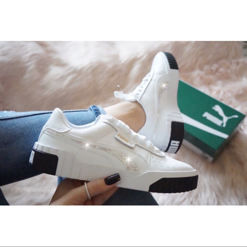 ⚡️Custom Bling Puma Cali Sneakers⚡️